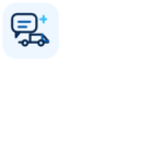 Communication and logistics icon